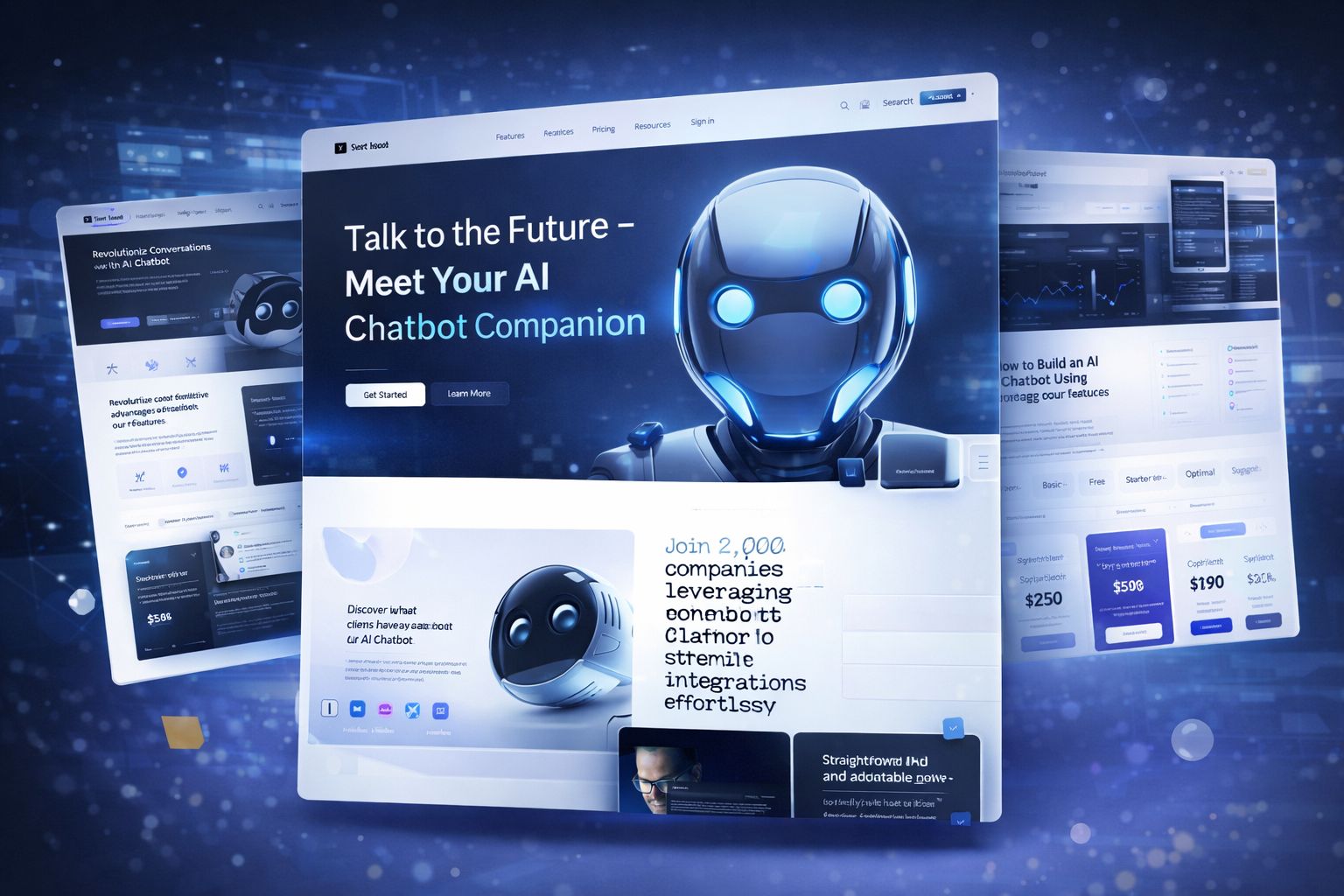 AI Chatbot Landing Page