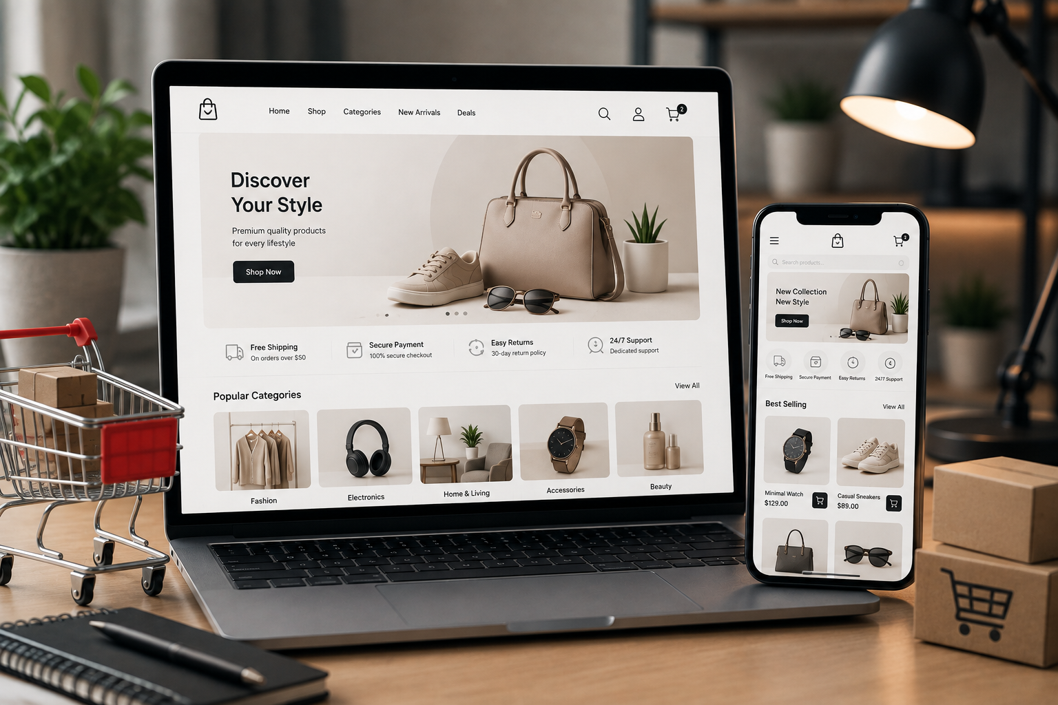 E-commerce illustration