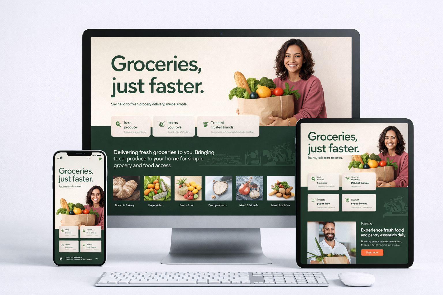 Grocery Delivery Website