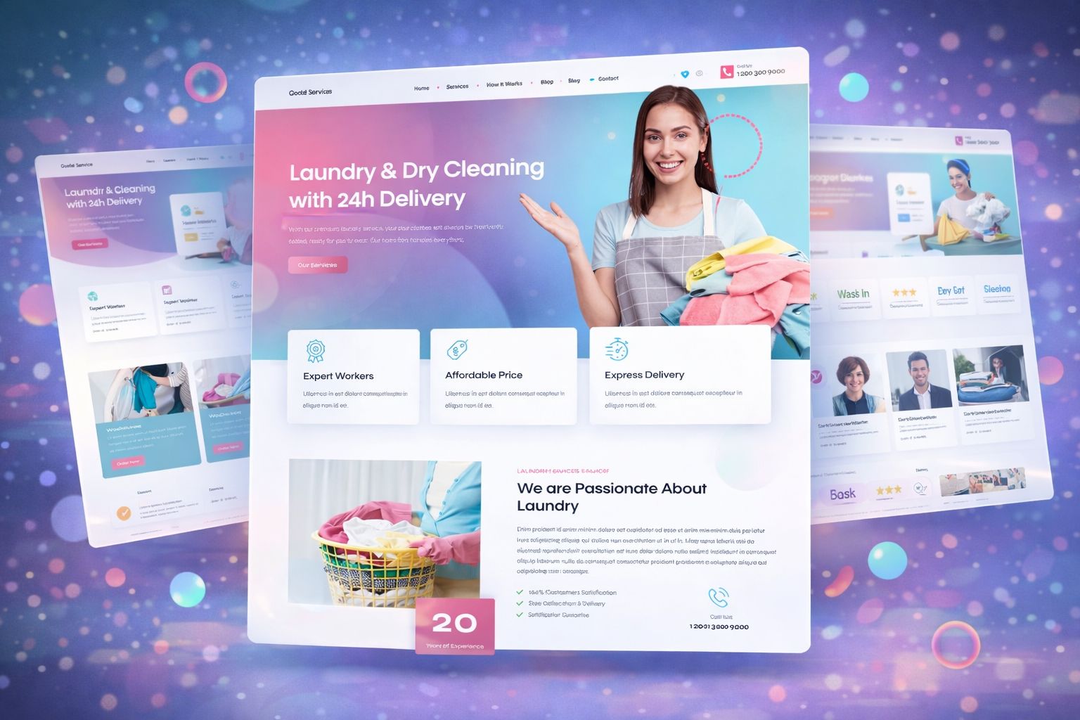 Laundry Service Landing Page