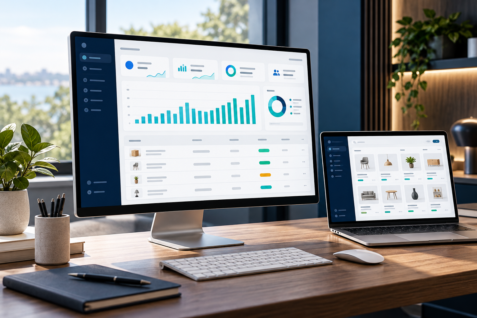 Management dashboards illustration